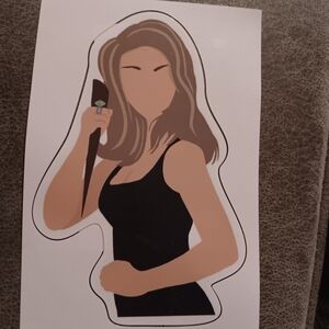 Buffy The Vampire Slayer  Black Tank Top Sticker